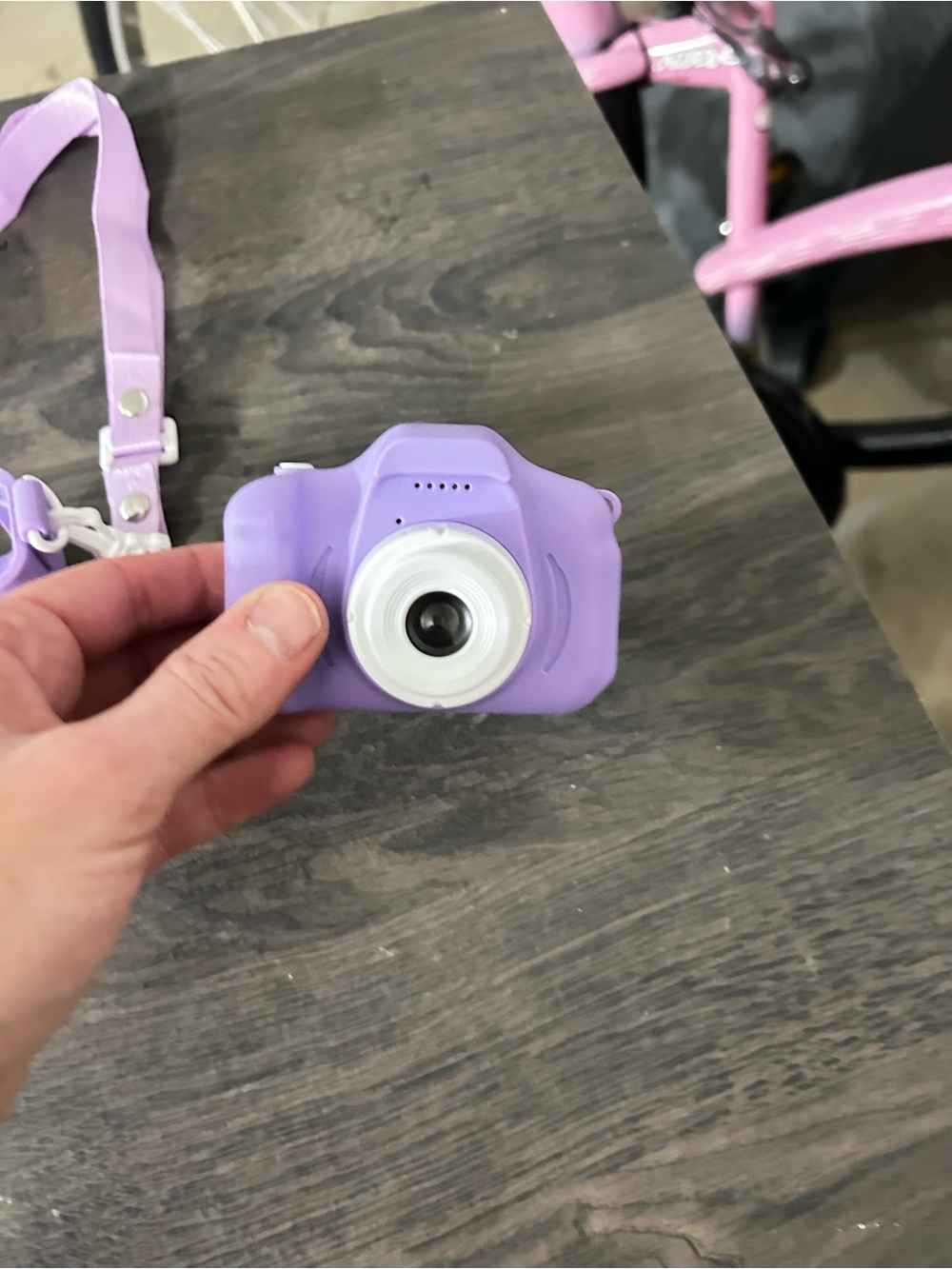 Kids Purple Unicorn Digital Camera with Strap - Picture 6 of 7